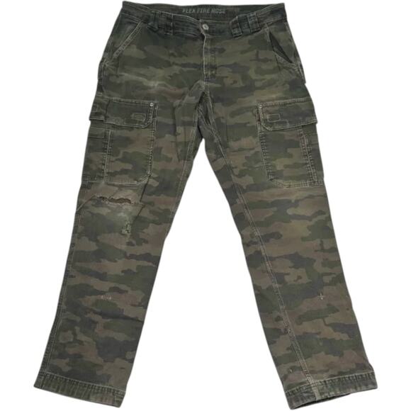 Duluth Trading Co. Other - Duluth Trading Men’s Flex Fire Hose Camo Cargo Work Pants 38x32 Utility Canvas